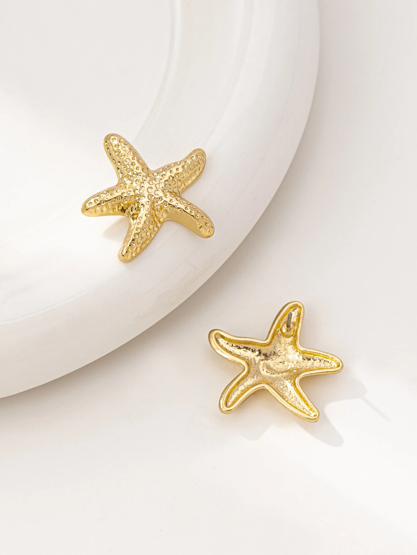 1 Pair Geometric fashion Temperament casual Starfish Stud Earrings