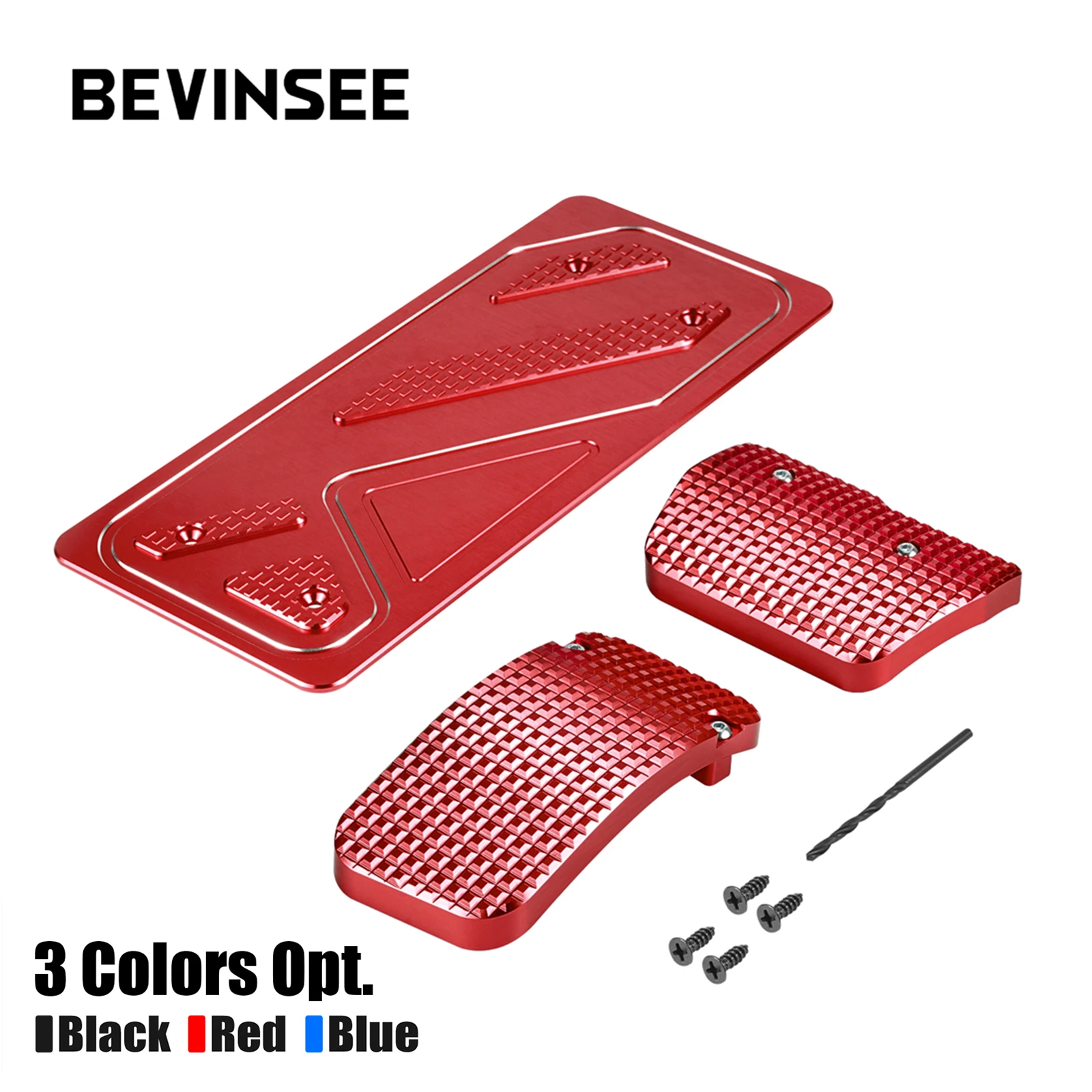 

Car Gas Brake Pedals Footrest Pedal Cover Non-Slip Pads for Audi A3 RS3 8V, for VW for Golf 7, for SEAT Leon 5F
