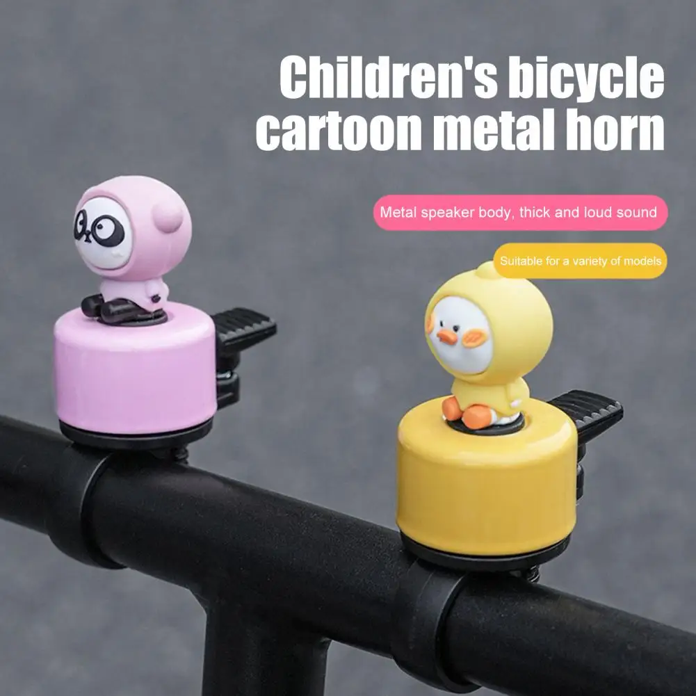 Mini Cartoon Animal Bike Bell Loud Sound Bell MTB Road Bike Folding Bicycle Handlebar Alarm Bell Scooter Bike Accessories