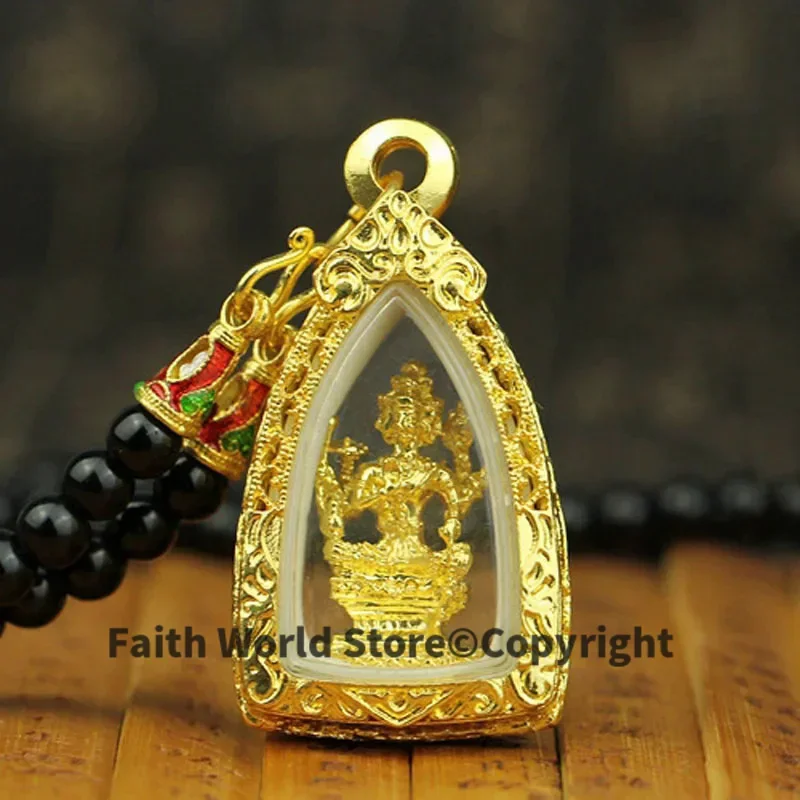 NEW 2025 Special Asia Thailand temple four-faced God Buddha Amulet Pendant Buddhism talisman bring good luck attract wealth M6