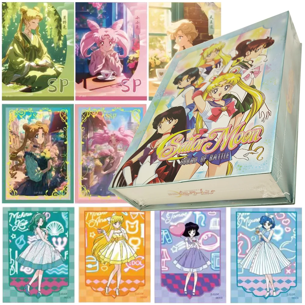

Коллекционная карта Сейлор Мун, высокая партитура, японское аниме, периферийные устройства, креативная открытка с персонажами, детский фестиваль Cherish, подарок-сюрприз