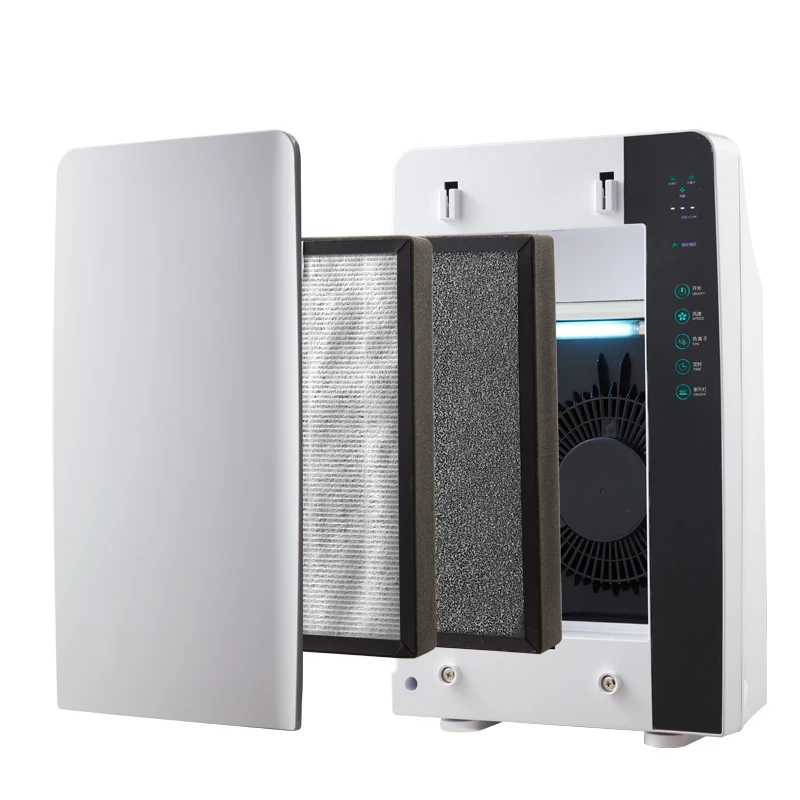 True HEPA UVC Air Purifier 350 Sq Ft For Home Office Pet Hair