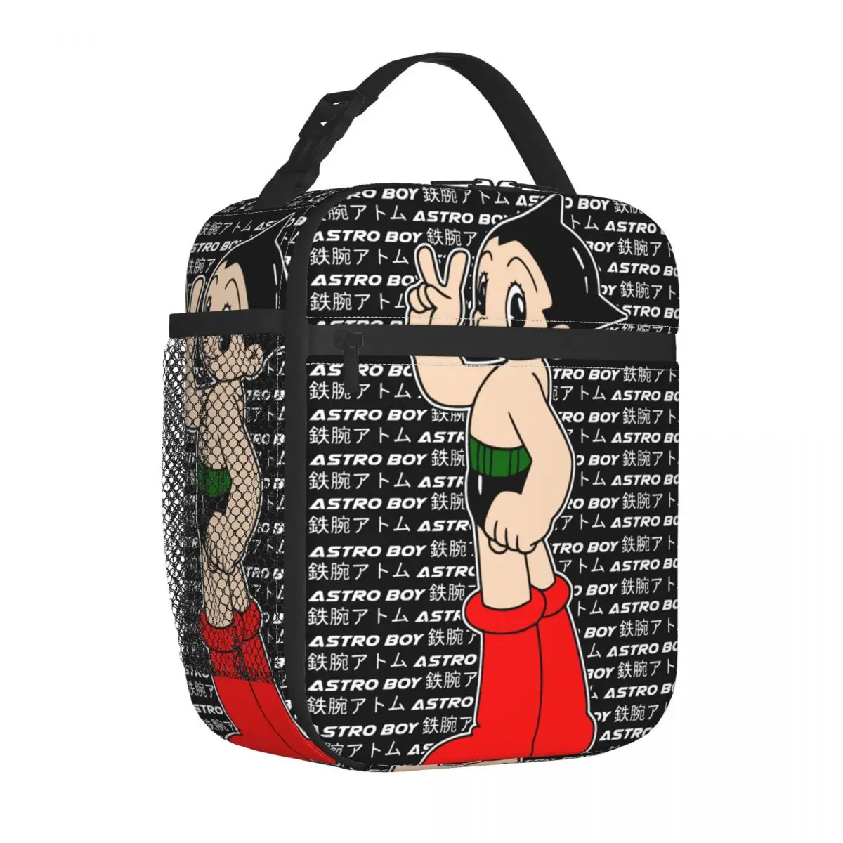 Astro Boy Mighty Atom Insulated Lunch Bags Thermal Bag Meal Container Astroboy Manga Tote Lunch Box Food Handbags Work Picnic