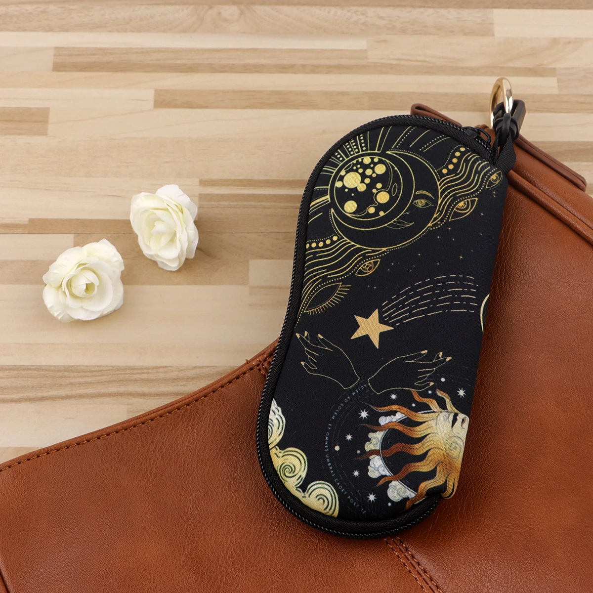 Sun Moon Face Portable Glasses Case Cute Sunglasses for Woman Glasses Box Simple Sunglasses Box