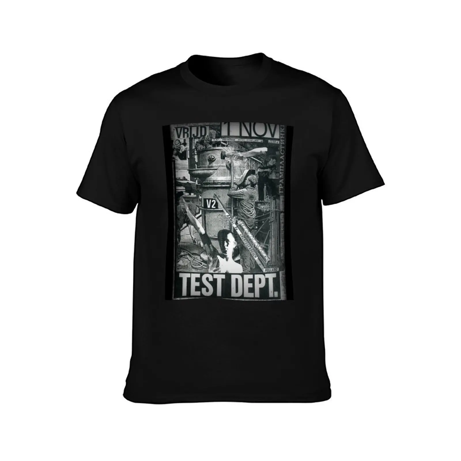 Test Department - Flyer. T-Shirt Sporty Breathable Short Sleeve T-Shirt