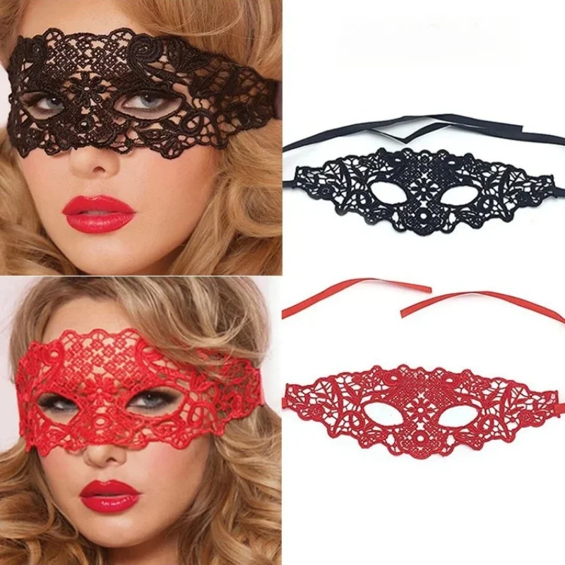 Sexy Masks for Women Masquerade Party Mask Cosplay Princess Hollow Interesting Lace Adult Half Face Female Woman Event Festive
