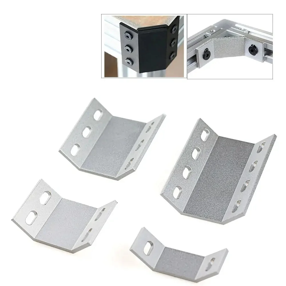 10Pcs/Lot Openbuilds Inside Outside Corner Bracket 20mm 40mm 60mm 80mm Connector for V-Slot Aluminum Profiles