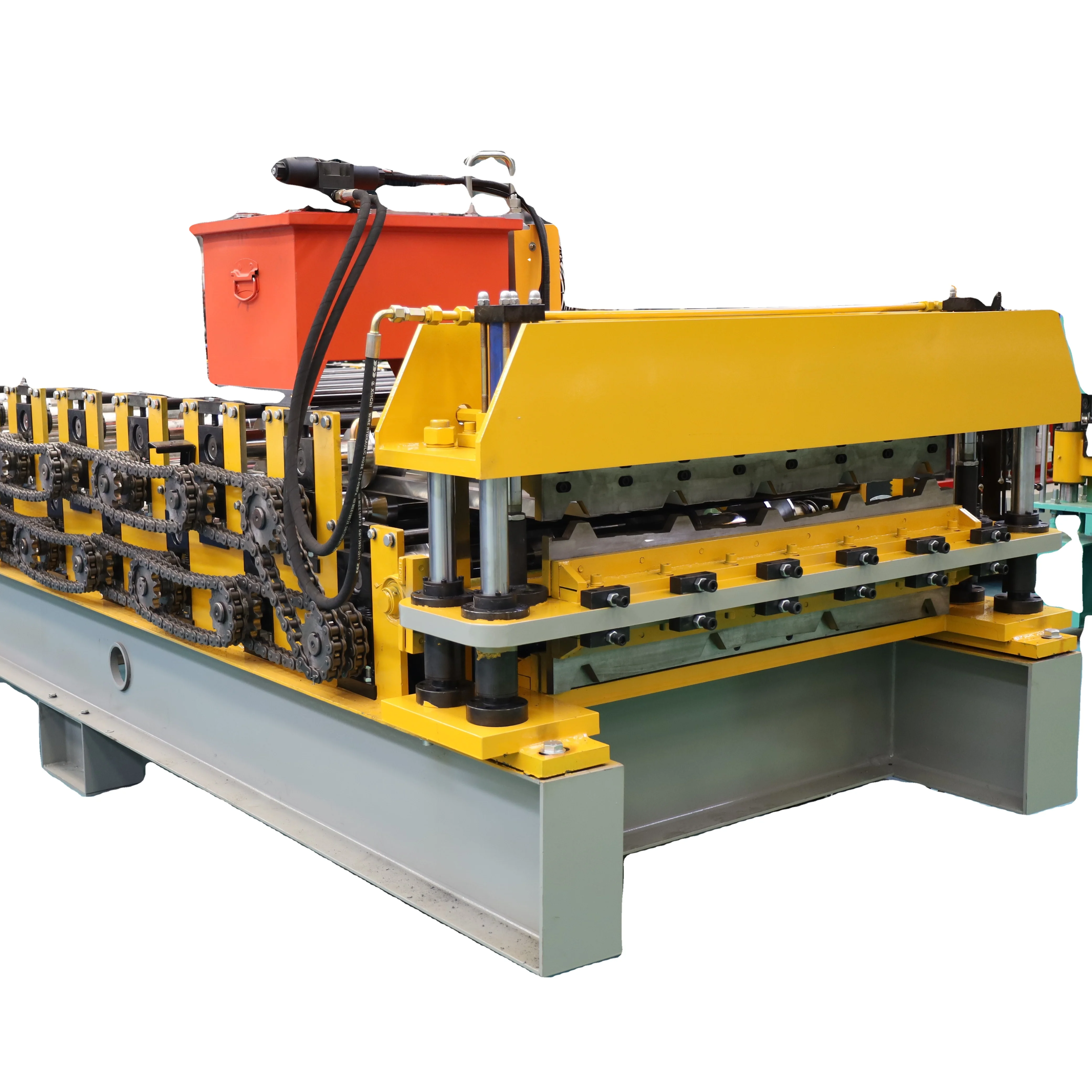 Wholesale Double Layer Roof Sheet Roll Forming Machine Automatic Tile Creating Equipment Bearing Direct China Factory