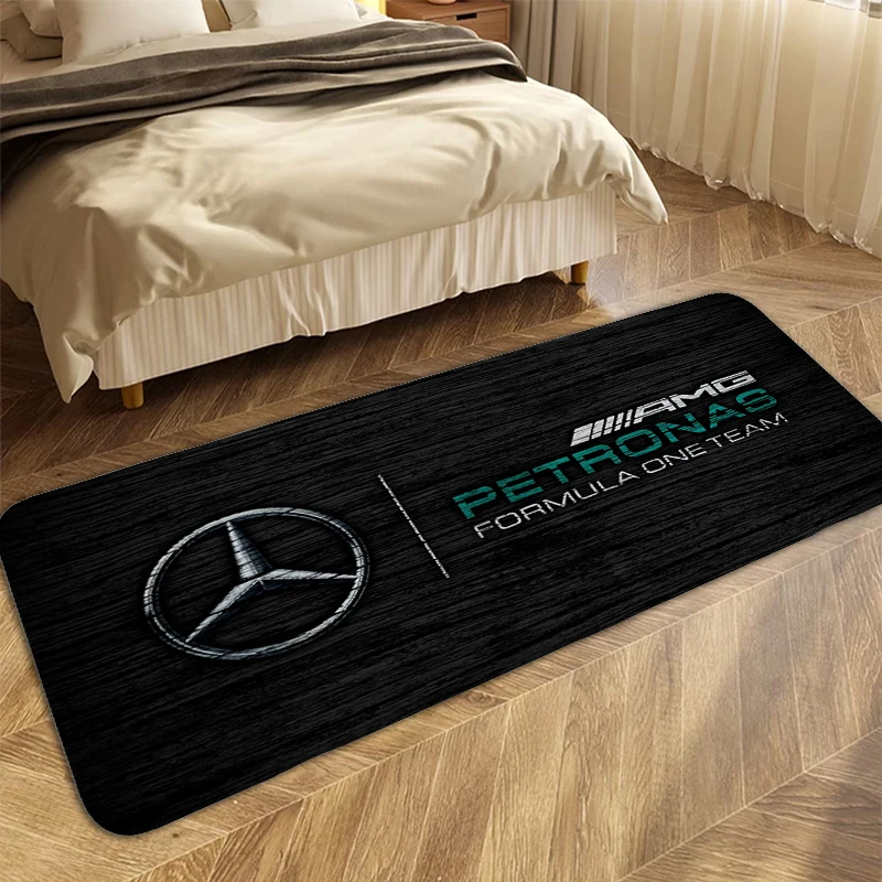 Bathroom Mat C-Mercedes Benzs Room Bath Rug Aesthetic Carpet Entrance of House Interior Entrance Mat Rugs Baths Home Decorations