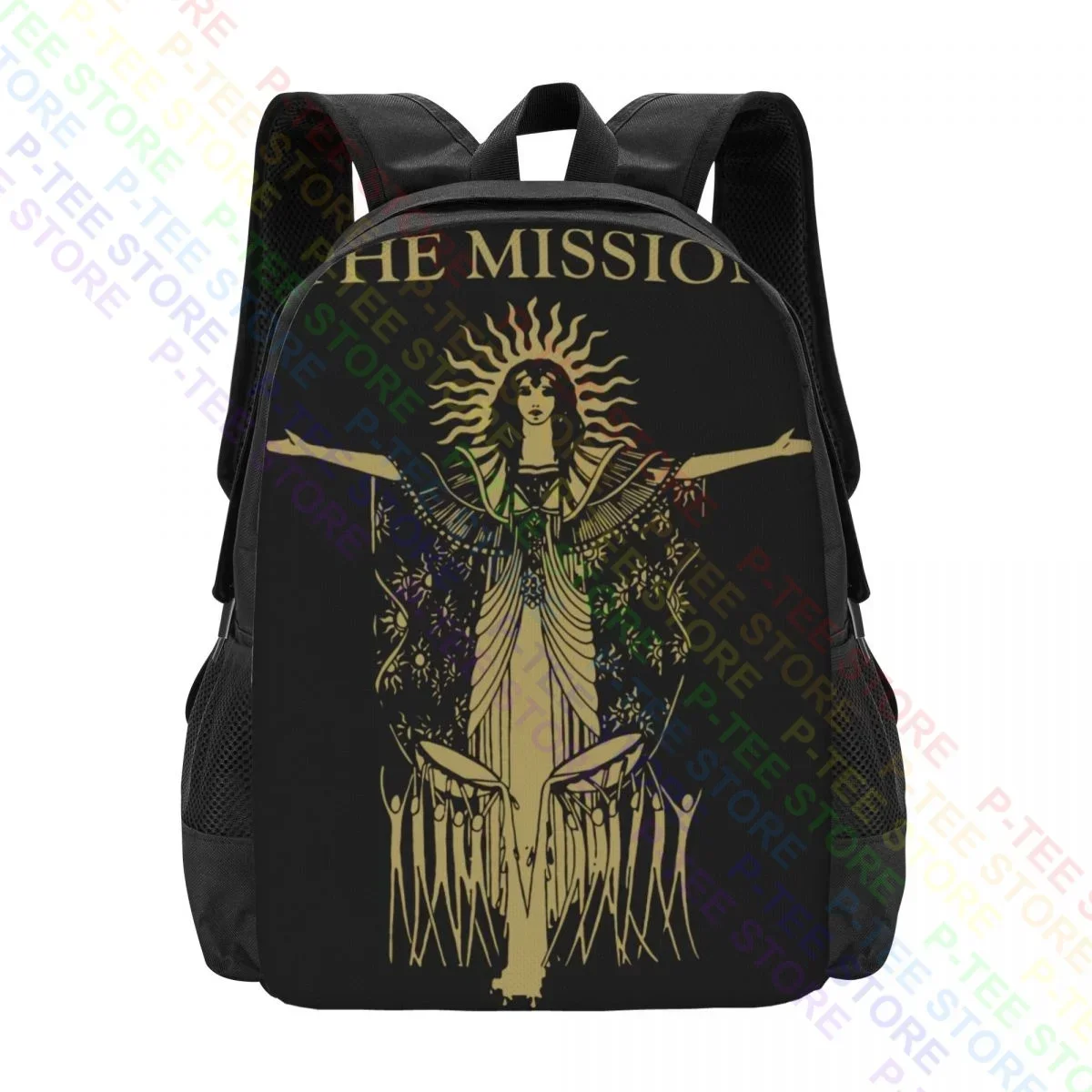 

Рюкзак The Mission Gods Own Medicine в готическом стиле рок-группы большой вместимости, милый большой вместительности