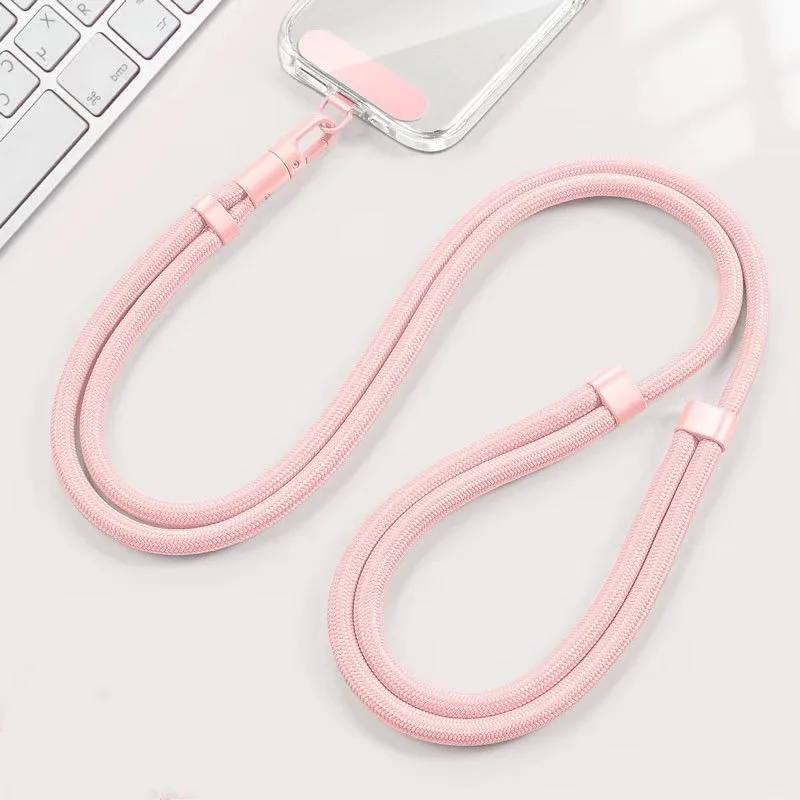 Universelles, verstellbares Handy-Lanyard, kurzes Handgelenkband mit selbstsicherndem Anti-Drop-Design, langlebiges Polyester-Telefonband