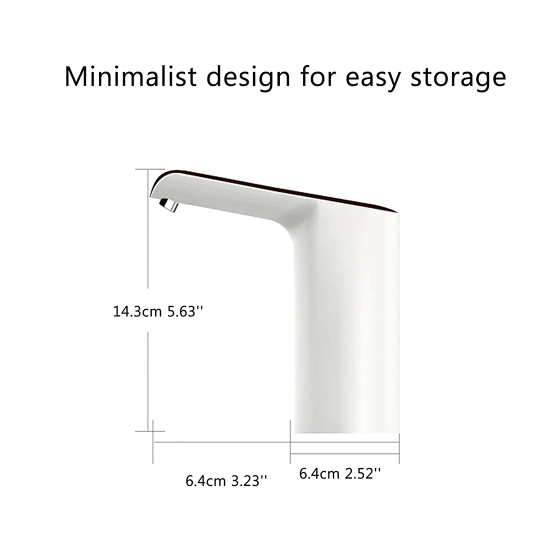 Электрический диспенсер для бутылок с водой, портативный удобный автоматический насос для бутылок с водой для универсальной 5-галонной бутылки, красный