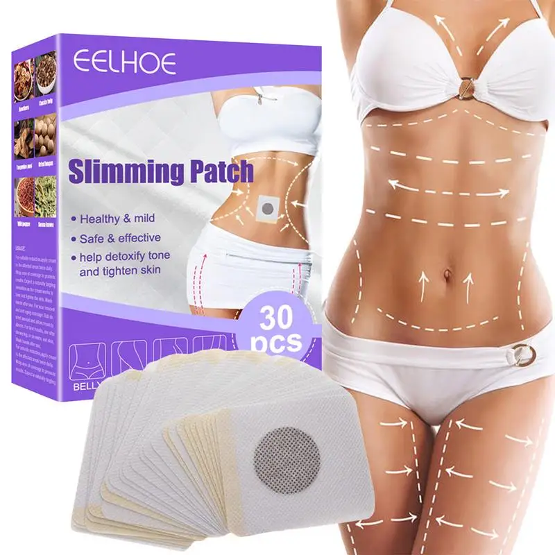 

Slimming Patches Body Sculpting Belly Stickers Fat Burning Weight Loss 30Pcs Natural Burning Firming Shaping Belly Stickers