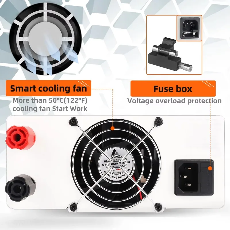 Potência R-SPS3030 30V 30A Laboratório Teste 4 Digital Ac para DC Fonte de alimentação variável