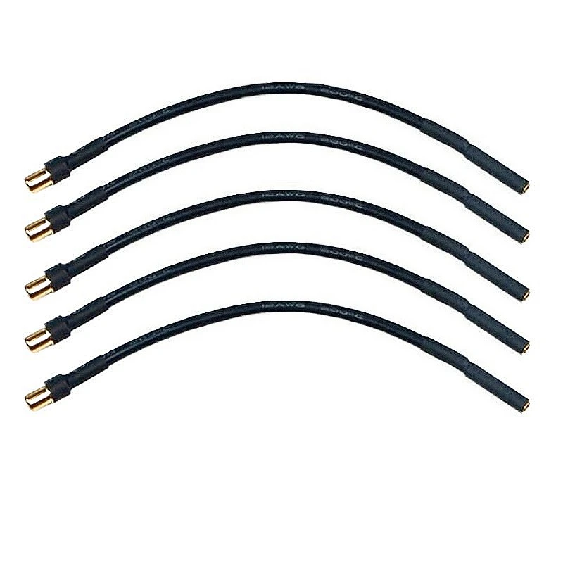 RC موتور/ESC تمديد كابل 10/15/20-50 سنتيمتر مع 12AWG سيليكون كابل 6.5 مللي متر ذكر إلى 4.0 مللي متر أنثى الموز رئيس ل RC لعبة سيارة بدون طيار