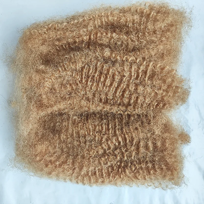 30 g/50 g # 27/30/4/Bug 4C Afro Kinky Bulk Human Hair Extensions Geen Inslag Braziliaanse Remy Bulk voor Locs Micro Twist Vlechten Haar