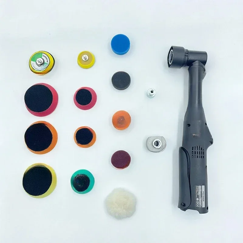 KKMOON Portable Car Polishing Machine Mini Electric Auto Polisher Handheld Rechargeable Car Polishing and Waxing Machine Kit