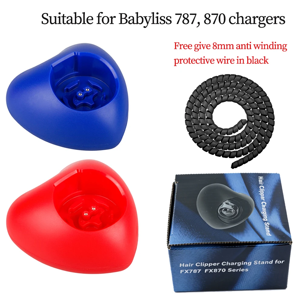 

Hair Clipper Charging Base For Babyliss FX787 870 Barber Electric Clipper Fast Charger Docks With Anti Winding Protective Wire