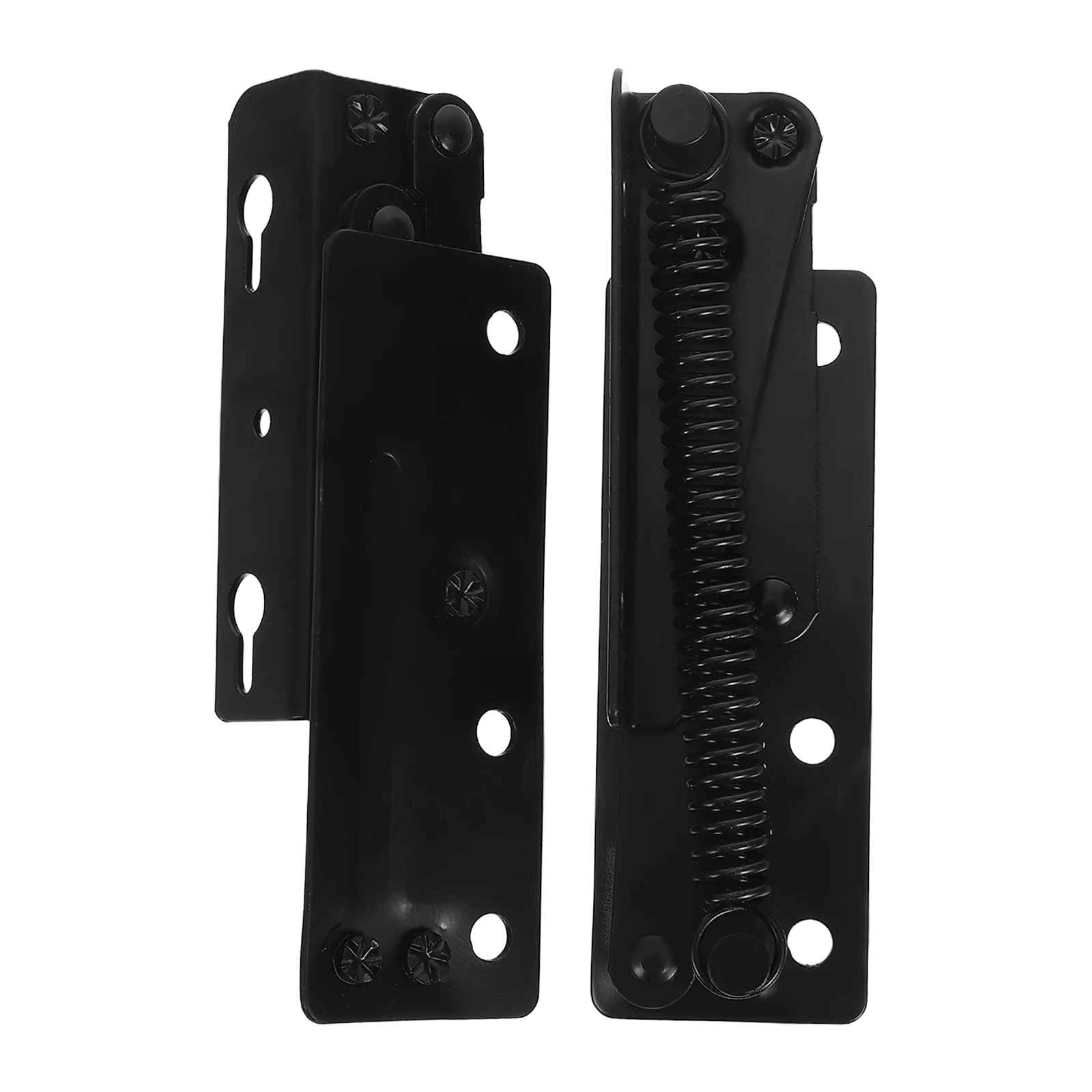 

2pcs Sofa Bed Hinges Black Hardware Connector Spring Easy Assembly Furniture Accessories Wardrobe Door Hinges Cabinet