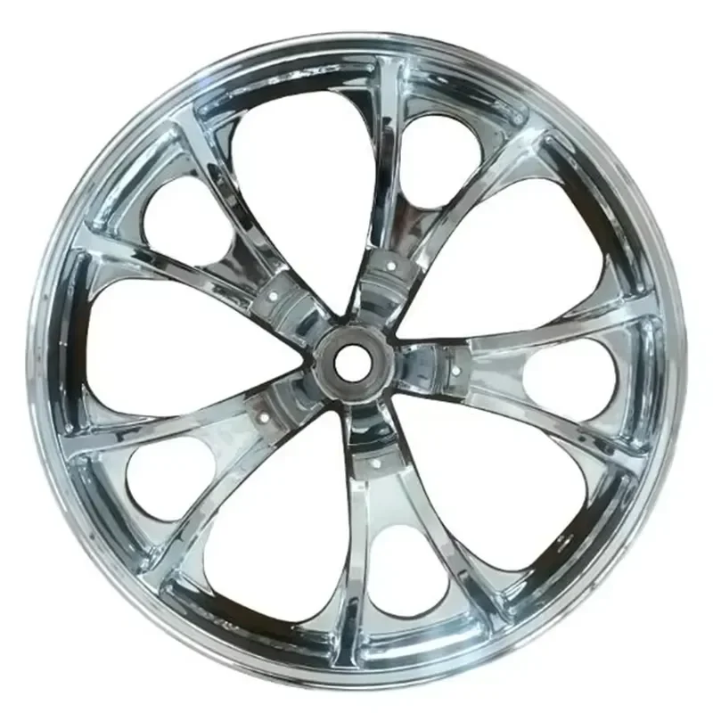 Custom-designed 21/18-inch forged wheels for motorcycles