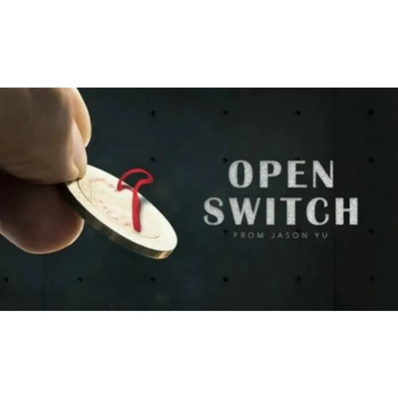 

Open Switch (DVD and Gimmicks) by Jason Yu Card Magic Tricks,Street Magic Props,Close up Coin Magia Illusions Visual Effect