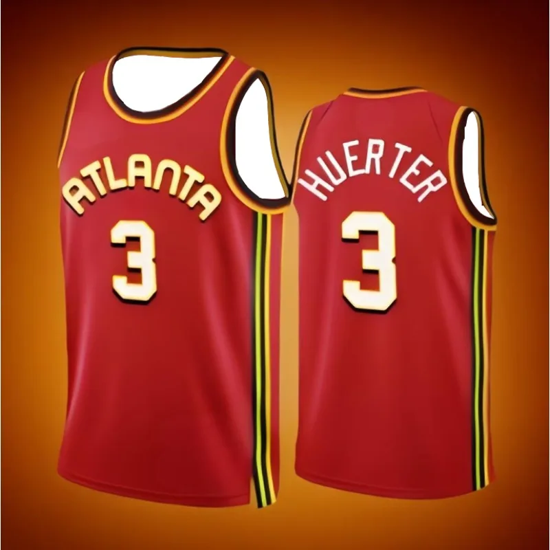 24/25 New Summer Men ATLANTA Basketball Jersey Women Men T-Shirt Adult Jerseys Top Number corresponding to star players