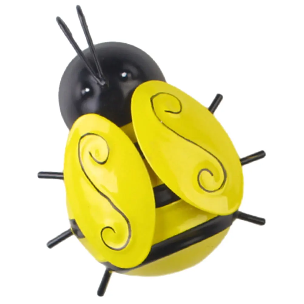

Wrought Bee Wall Decoration Garden Decorations Bees Sculpture Decorate Animal Pendant Iron Outdoor Ornaments for The