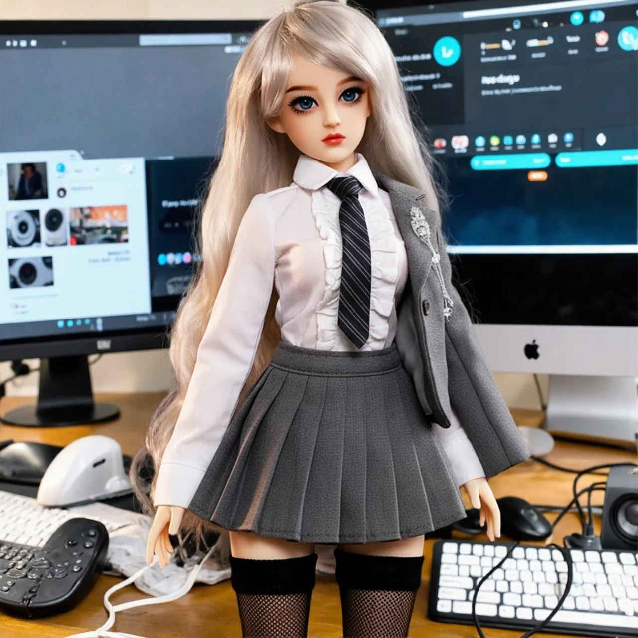 コレクタブルアニメドール、夜間の同伴に最適な可動関節付き、成人男性ドール、着衣なしで挿入可能（服なし）