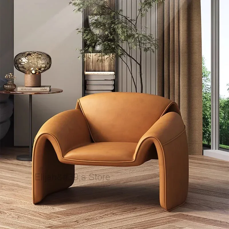 

Luxury Lazy Living Room Sofas Nordic Floor Single Designer Lounge Sofa Relaxing Balcony Decor Minimalist Divano Trendy Furniture