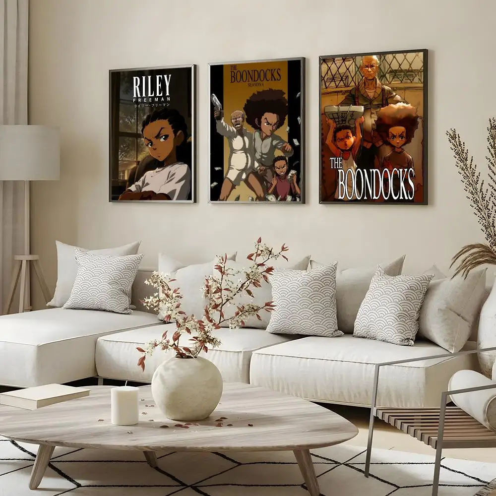 Cartoon Boondocks Classic Poster canvas wall art print wall painting home decor living room bedroom wall picture