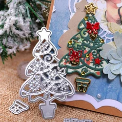 Xmas Tree Metal Cutting Dies for DIY Scrapbooking Album Paper Card Scrapbooking Craft Embossing Die Cuts Christmas Cutting Dies