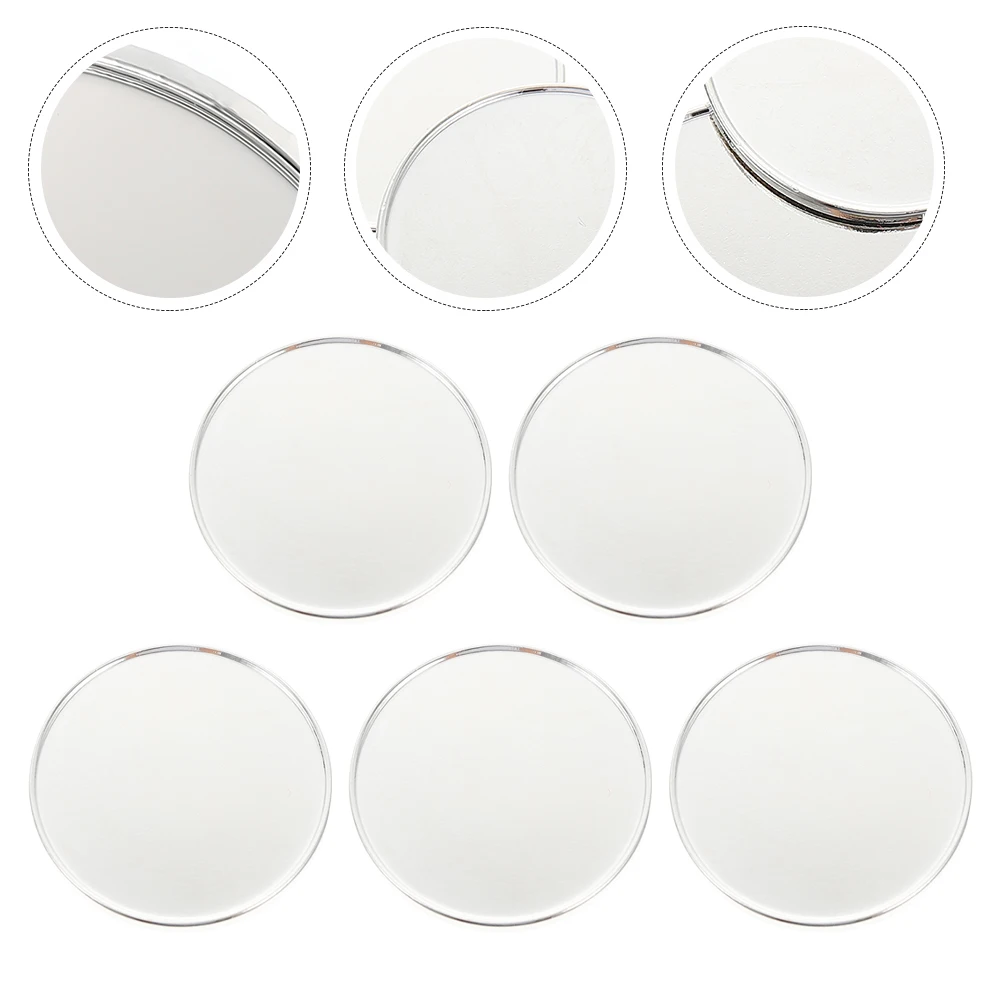 5 قطع من علامات الجولف، أداة محاذاة الاستنسل، كرات فضية