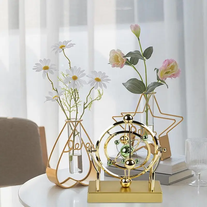 

Perpetual Motion Machine Swing Energy Ball Physics Toy Educational Science Desktop Ornament Newton Swing Ball Gadget For Kids