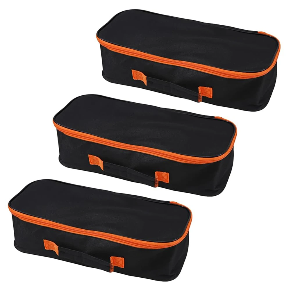 3 Sizes Tool Pouch With Zipper,Tool Bag For Screw Plier Wrench Screwdriver Mechanic Car Vacuum Hand Power Tool Storage Organizer
