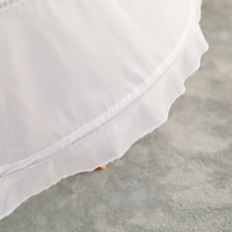 Crinoline Hoa Cưới Rỗng Ra Trang Phục Đen Trình Diễn Trang Phục Trượt Đầm Cô Dâu Trung Dài Pettiskirt Hỗ Trợ Thanh