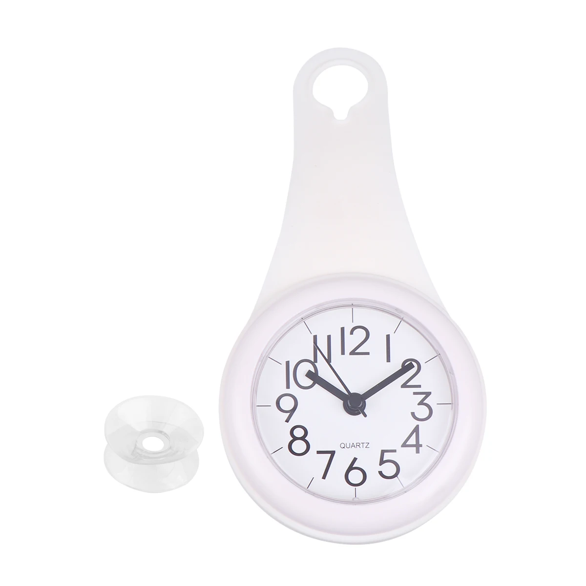 

Wall Clocks Operated Digital Silent Non-ticking Number Hanging White Waterproof