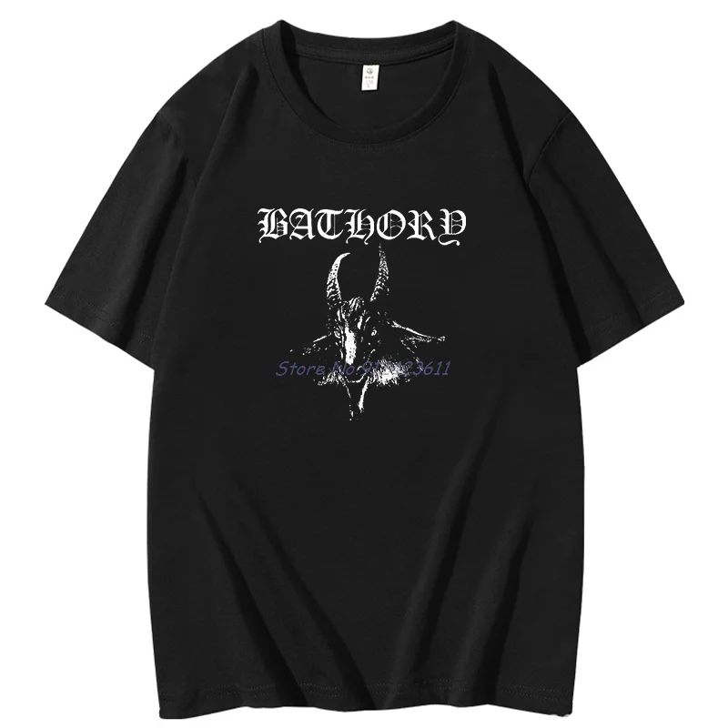 Summer t shirt for men Darkthrone graphic t shirts Bathory cotton men's short sleeve t-shirt Harajuku O-neck Men's clothing