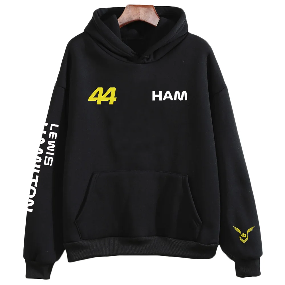 Hamilton 44 Hoodie Lewis Hamilton Racing Sweatshirts Women Men Fashion Clothes Long Sleese High Street Oversized Tracksuit Hoody