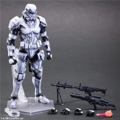 Play Arts Kai Figure Star Wars Anime Figure Boba Fett Darth Vader Stormtrooper Maul Movable Figure Model Toys Collection Gifts view 5