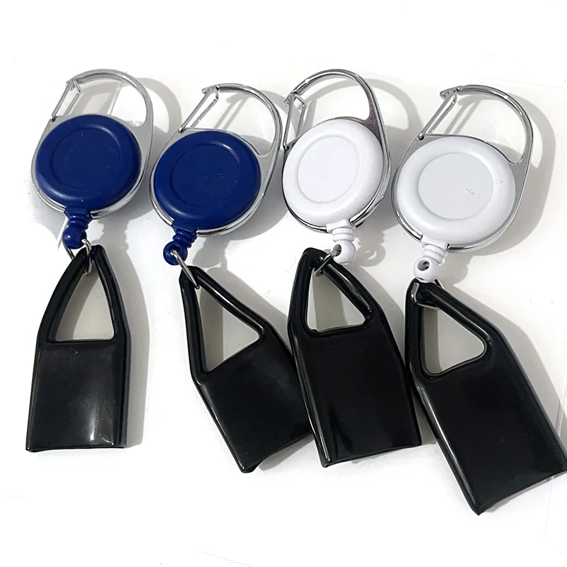 5pcs Lighter Case Cover Bag Holder Silicone Protective Sleeve Cover Retractable Rope Clip Lighter Bag Case Smoking Accessories