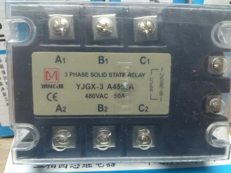 Yang relay YANGJI three-phase AC solid state relay YJGX-3 A4850A (50A/480V)