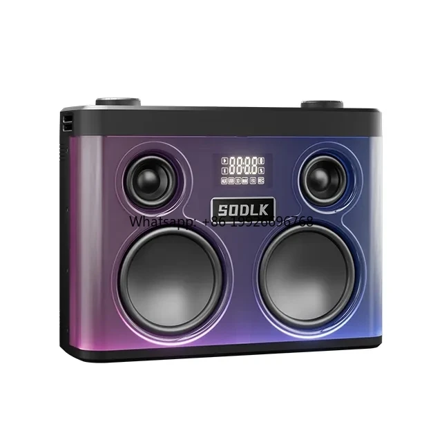 

Sodlk Караоке Динамик 320 Вт Blue Tooth Беспроводная Sdolk S1368 Портативные Колонки Вечеринка 360 Вт RGB Свет С Микрофоном Производитель