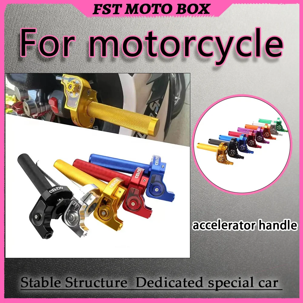 For Dirt Bike Quick-Twist CNC Throttle Kit with Shock-Absorbing Non-Slip Rubber Grip to Relieve Wrist Fatigue for Jump And Rough