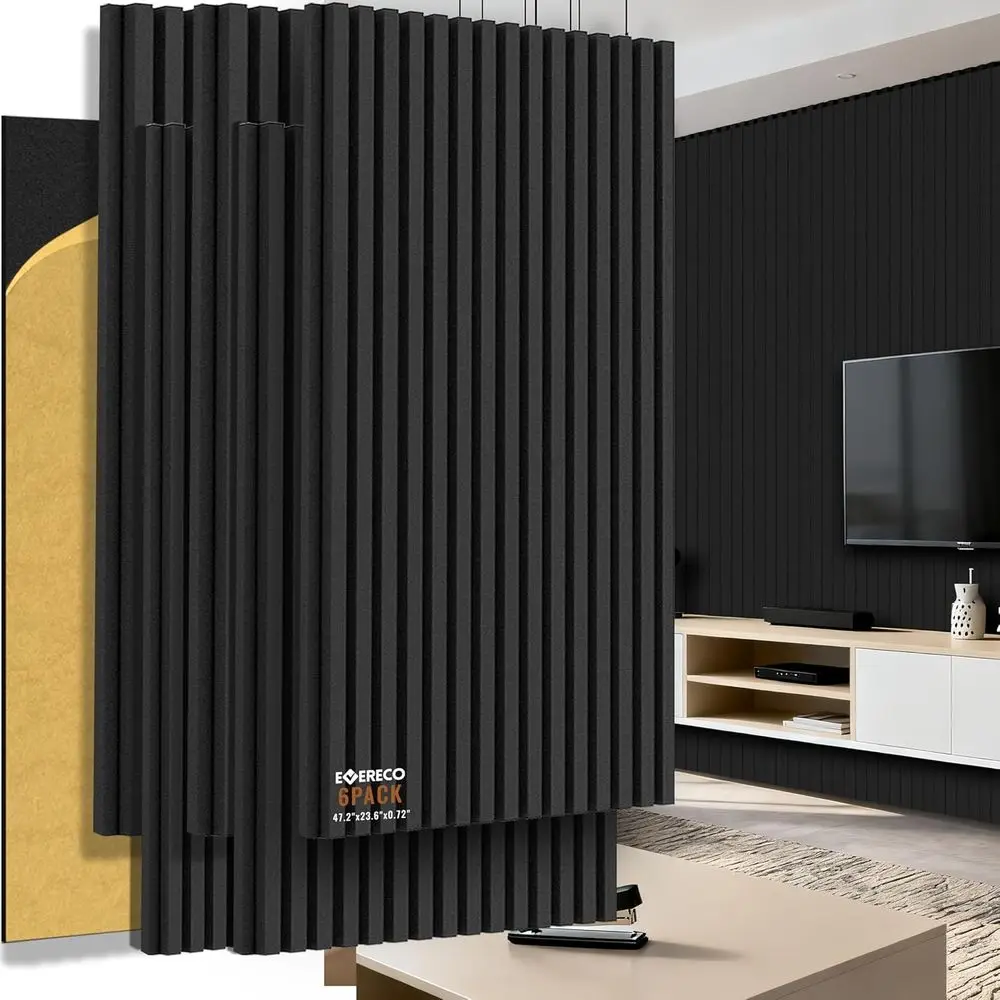 

Акустические панели, двухслойные утолщенные-47,2x23,6x0,72 Звукоизоляционные панели для стен, самоклеящиеся, стеновые панели для интерьера Wall Déco