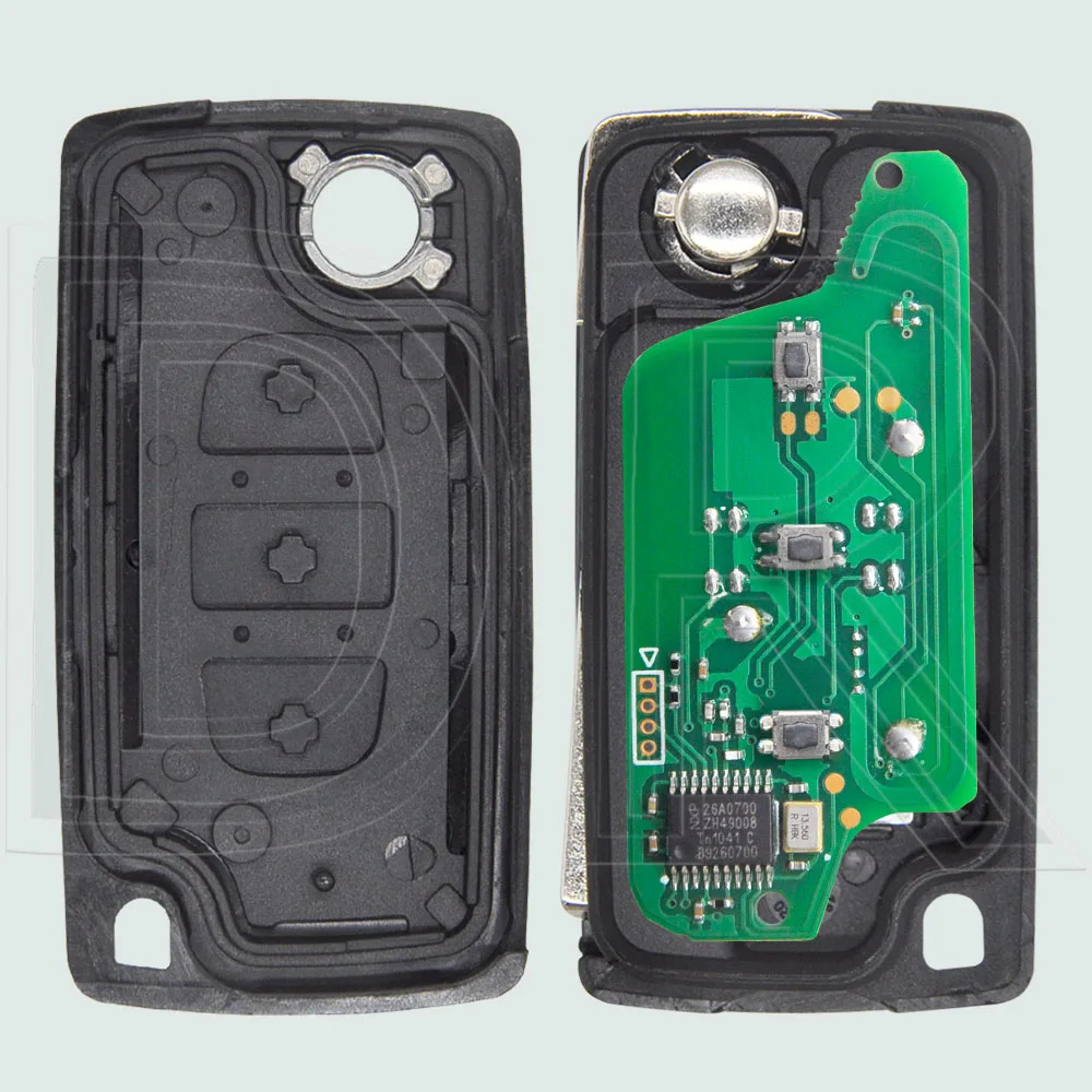 DR CE0523 ID46 PCF7941Chip 433ASK/FSK HU83/VA2 Zdalny kluczyk samochodowy do Peugeot 207 307 308 407 CC SW Citroen Picasso C1 C2 C3 C4 C5