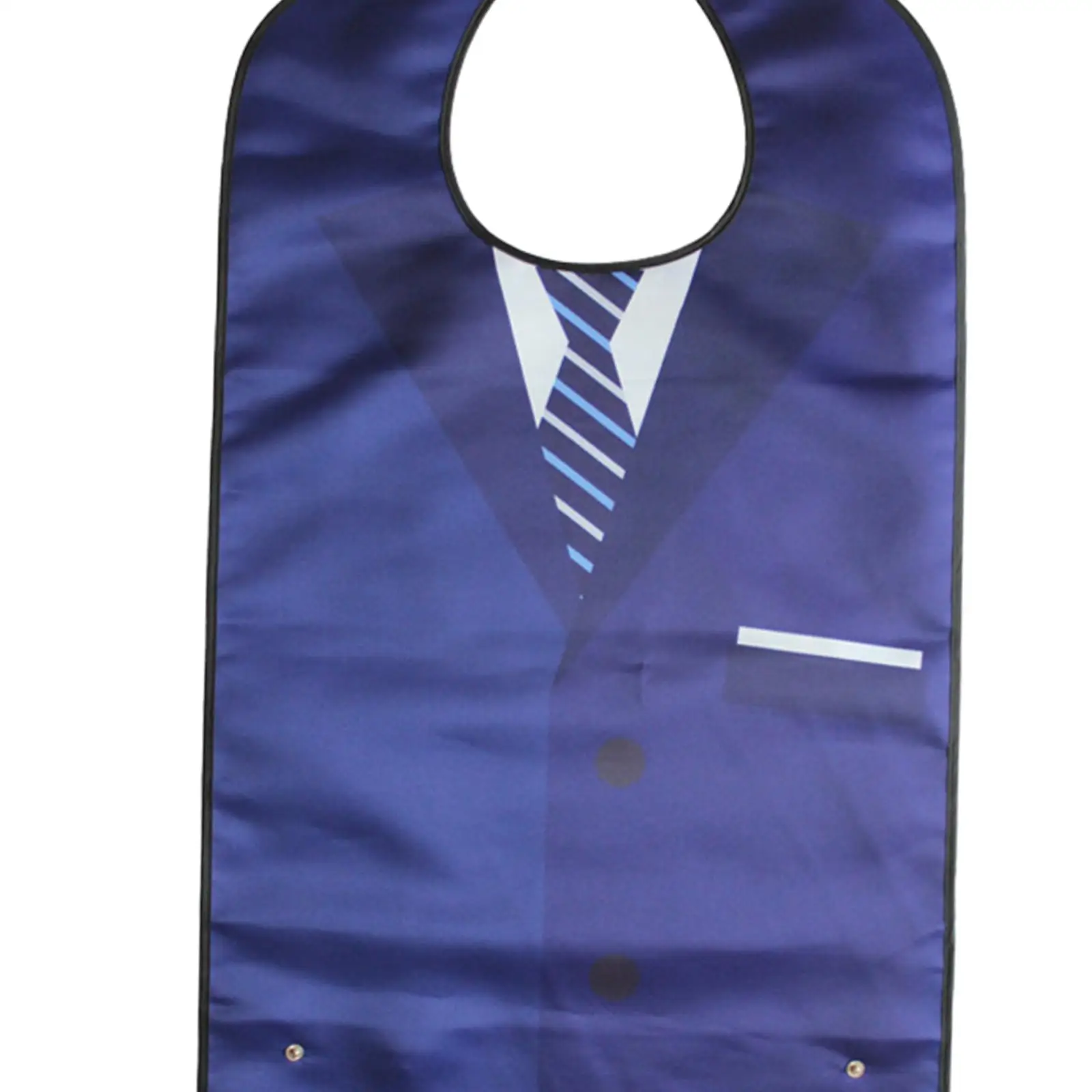 

Adult Bib for Eating Machine Washable Comfortable Reusable Adjustable Snap