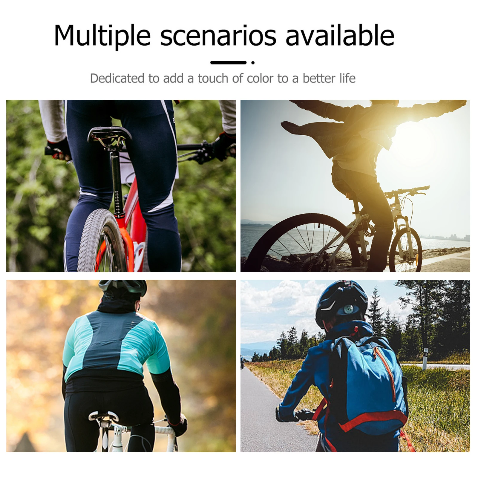 

1 Set Mountain Bike Grips Handlebar Cover Non Slip Shockproof Lightweight Durable Bicycle Handle Grips Cycling Handlebar