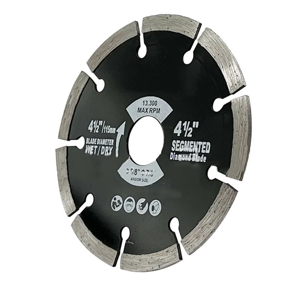 Disco da taglio in pietra con lama diamantata da 115mm per smerigliatrice angolare lame per utensili da taglio in granito di marmo accessori per utensili elettrici