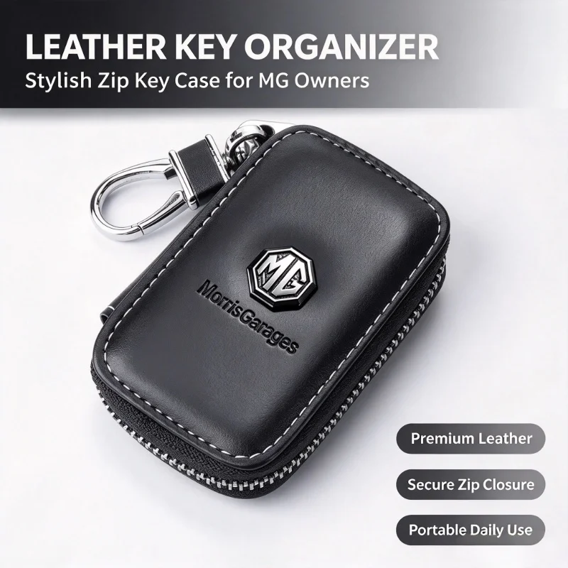 Car Key Case Remote Key Pouch For MG ZS MG4 EV HS MG3 MG5 EV Marvel R MG ONE MG GS MG Hector