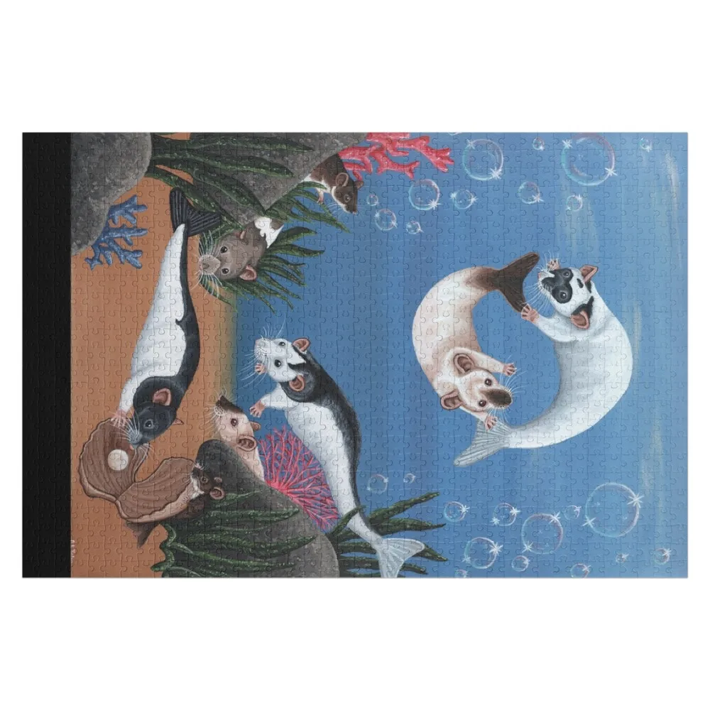 Mermaid Rats Jigsaw Puzzle Personalised Toys Works Of Art For Children Christmas Toys Puzzle